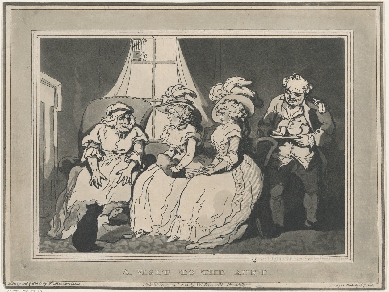 A Visit to the Aunt, December 20, 1794., December 20, 1794. 作者 托马斯·罗兰森