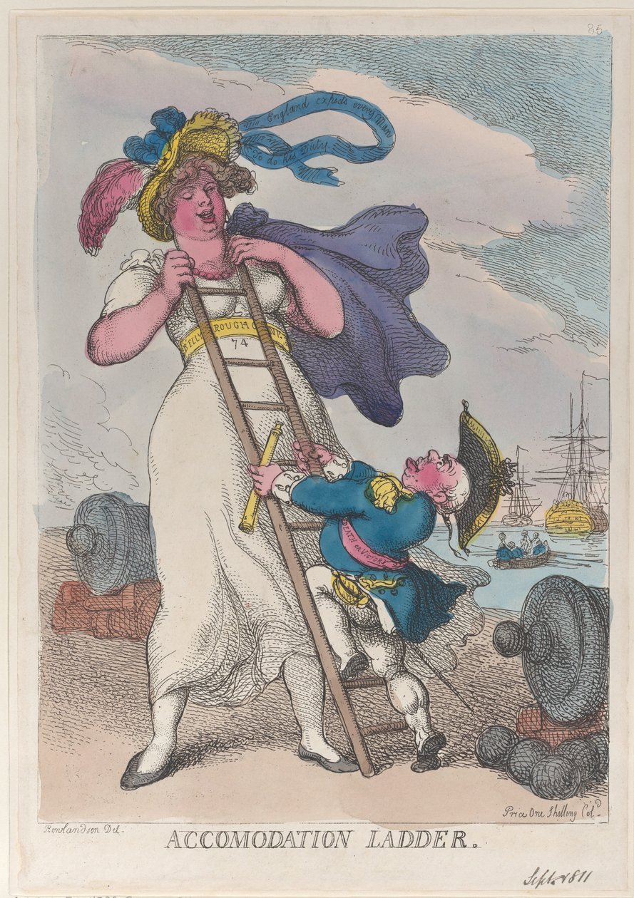 Accomodation Ladder, September 1, 1811., September 1, 1811. 作者 托马斯·罗兰森