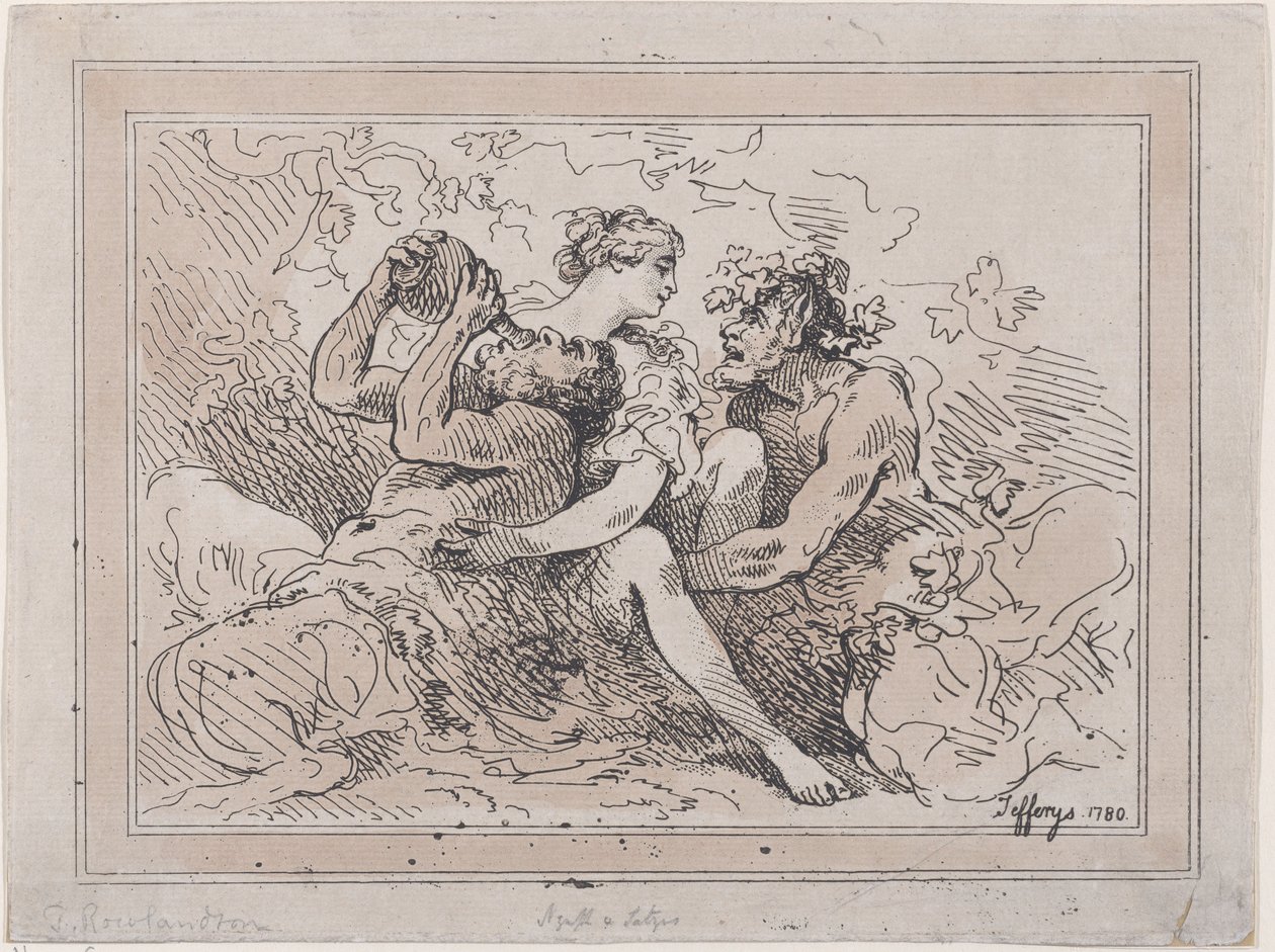 Bacchants, 1786., 1786. 作者 托马斯·罗兰森