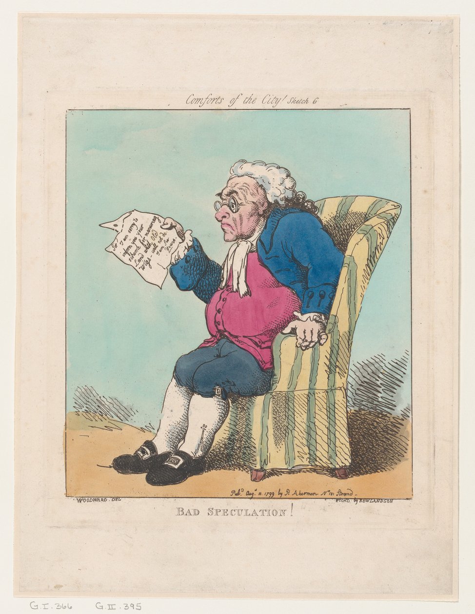 Bad Speculation, August 10, 1799., August 10, 1799. 作者 托马斯·罗兰森
