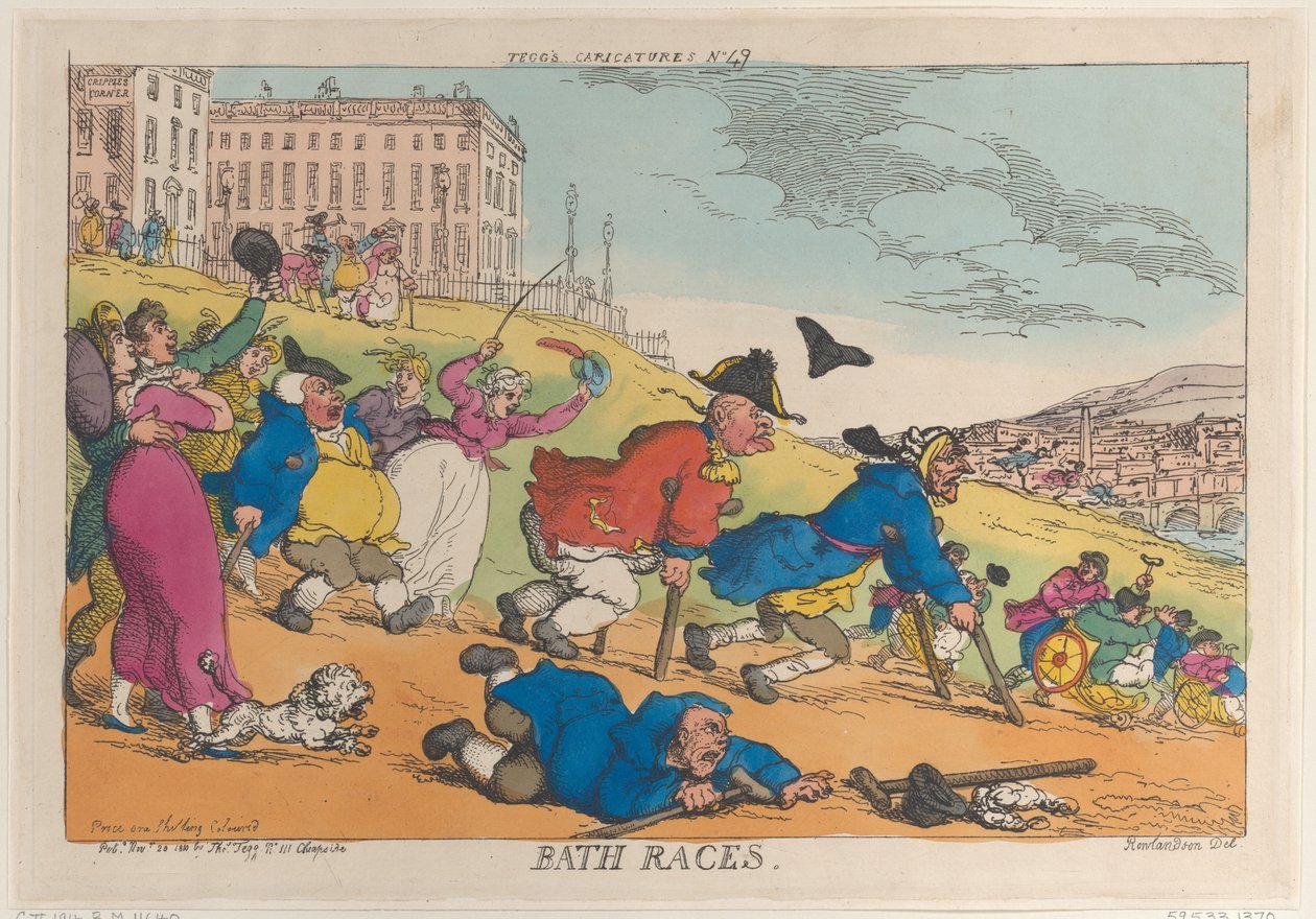 Bath Races, November 20, 1810., November 20, 1810. 作者 托马斯·罗兰森