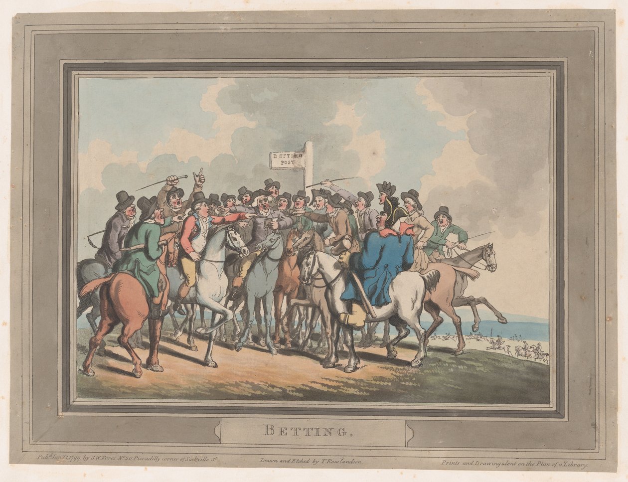 博彩[The Betting Post]，1799年1月1日，1799年1月1日。 作者 托马斯·罗兰森