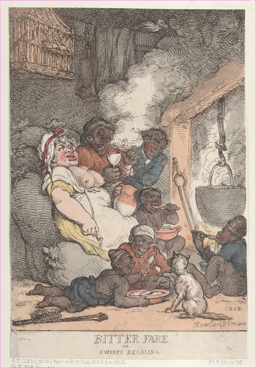 Bitter Fare or Sweeps Regaling, 1812., 1812. 作者 托马斯·罗兰森