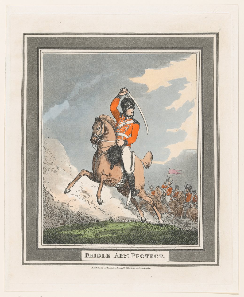 Bridle Arm Protect, September 1, 1798., September 1, 1798. 作者 托马斯·罗兰森
