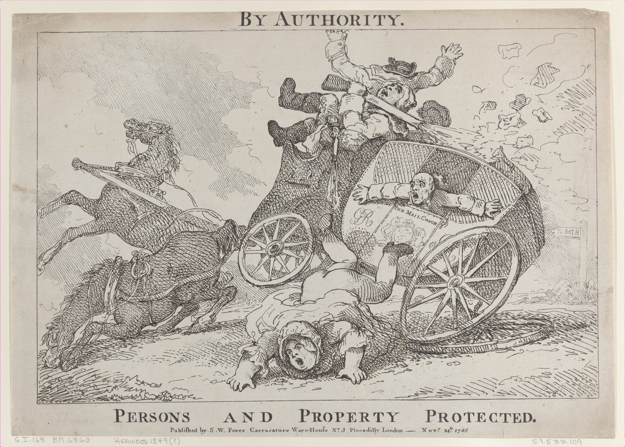 通过授权。Persons and Property Protected, November 24, 1785., 1785年11月24日。 作者 托马斯·罗兰森