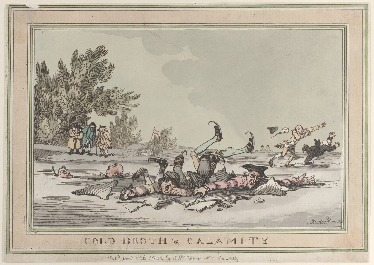 Cold Broth & Calamity, January 26, 1792. ，1792年1月26日。 作者 托马斯·罗兰森