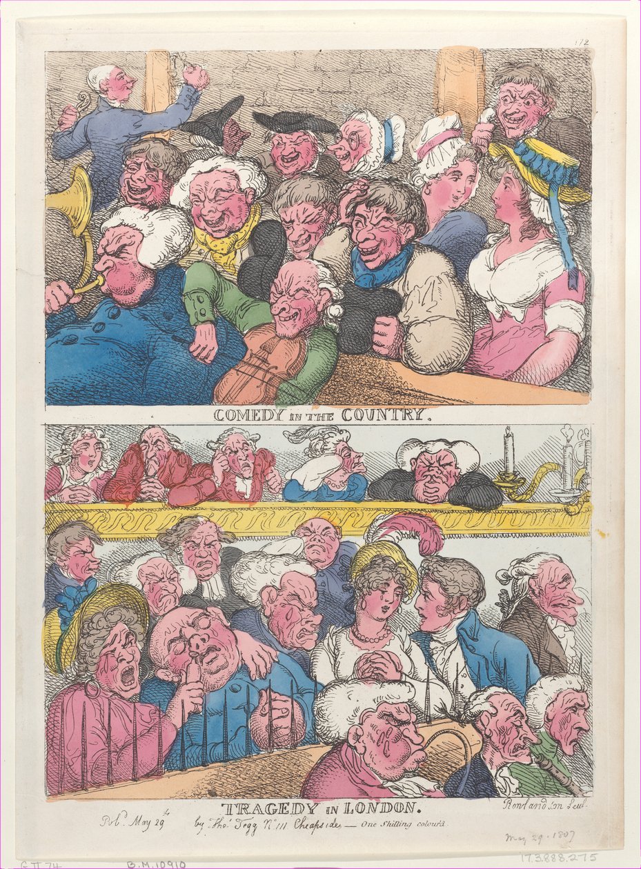 Comedy in the country, Tragedy in London, May 29, 1807. , May 29, 1807. 作者 托马斯·罗兰森