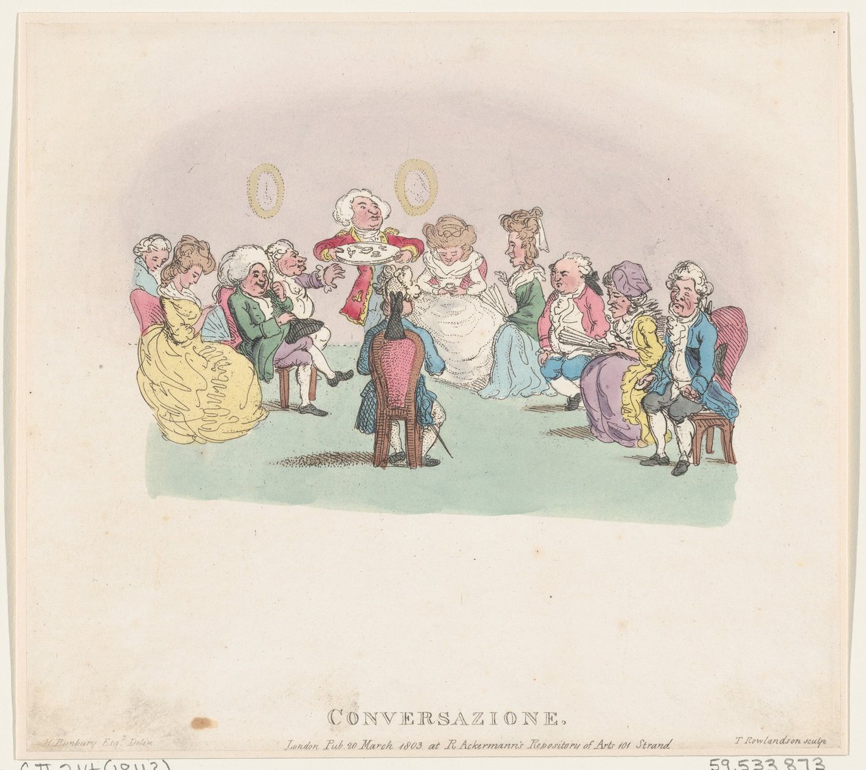 Conversazione, March 20, 1803., March 20, 1803. 作者 托马斯·罗兰森