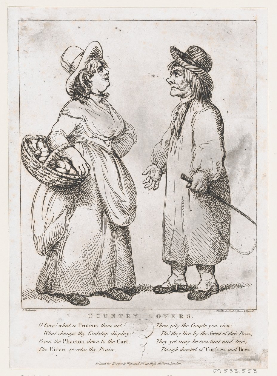 Country Lovers, March 15, 1798., March 15, 1798. 作者 托马斯·罗兰森