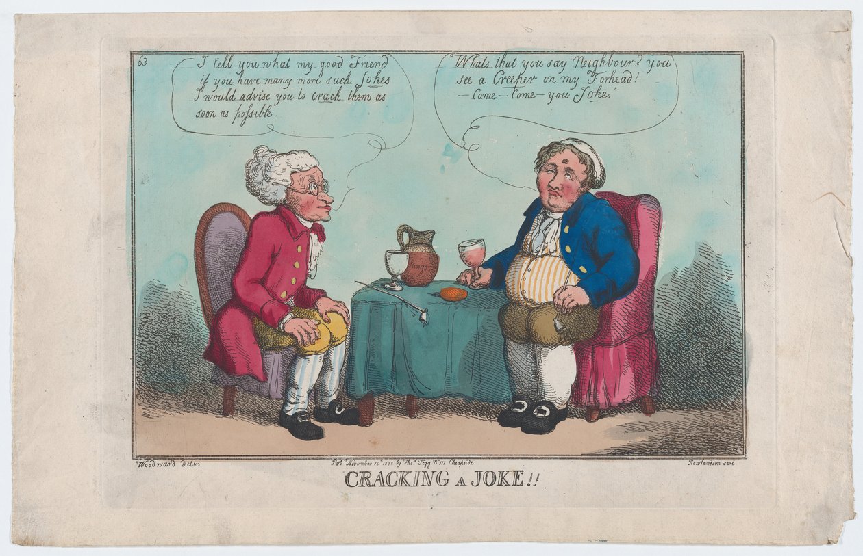 Cracking a Joke, November 15, 1808. , November 15, 1808. 作者 托马斯·罗兰森