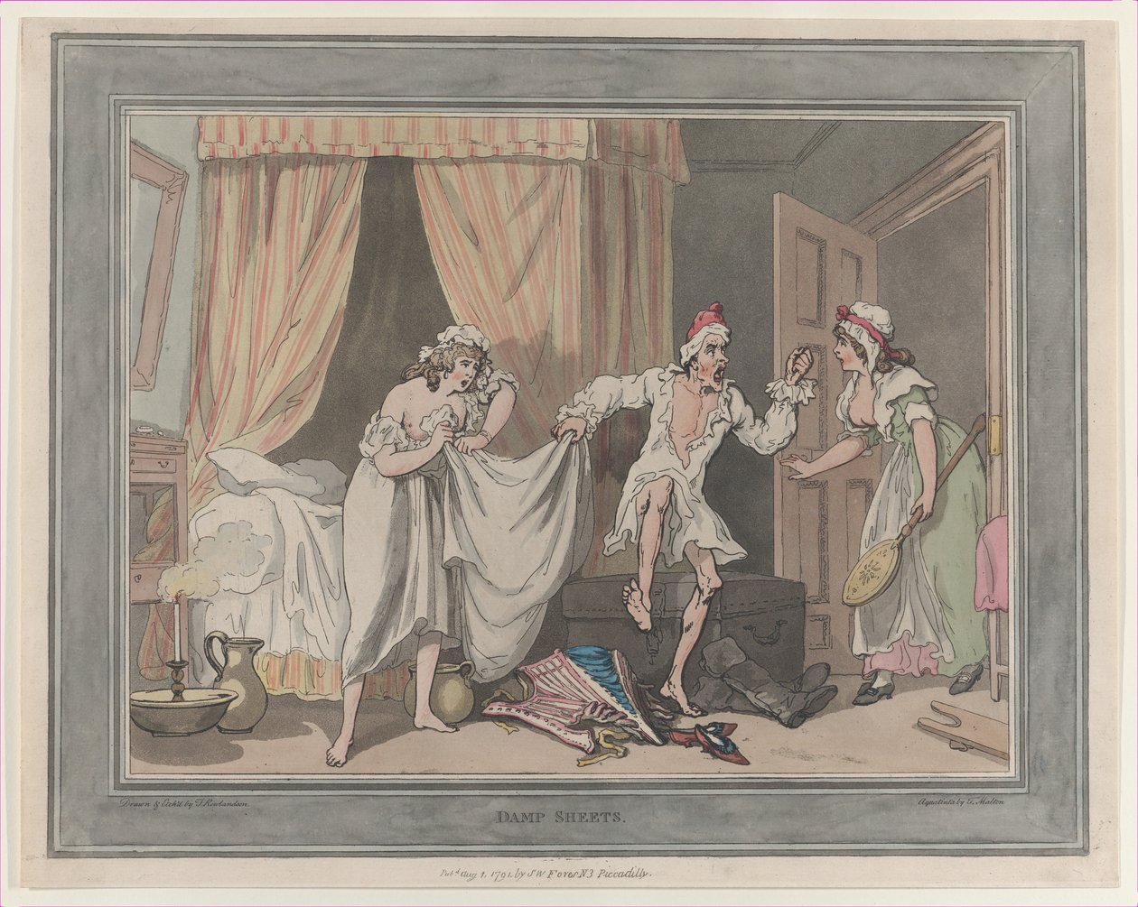 Damp Sheets, August 1, 1791., August 1, 1791. 作者 托马斯·罗兰森