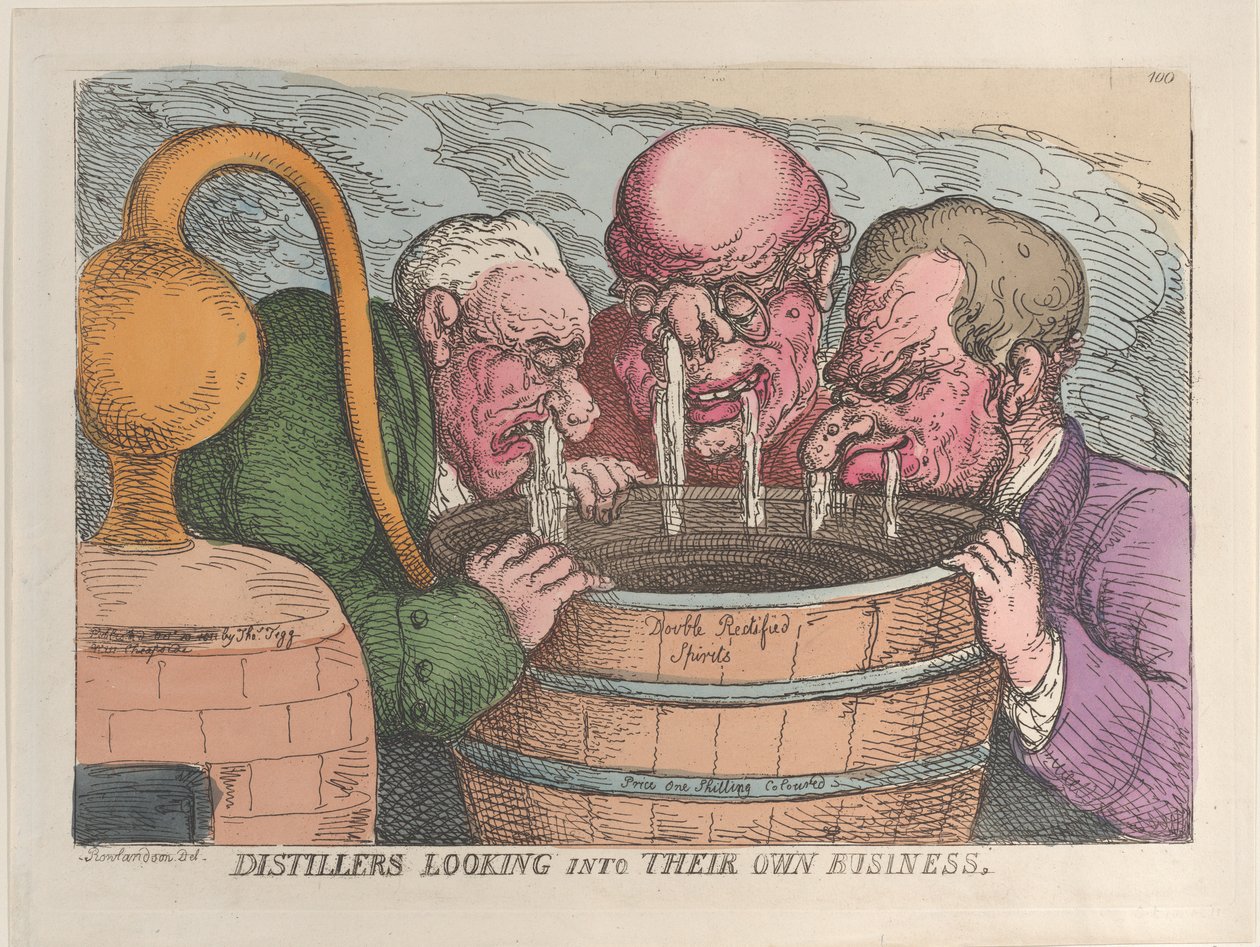 Distillers Looking into Their Own Business, October 10, 1811., October 10, 1811. 作者 托马斯·罗兰森