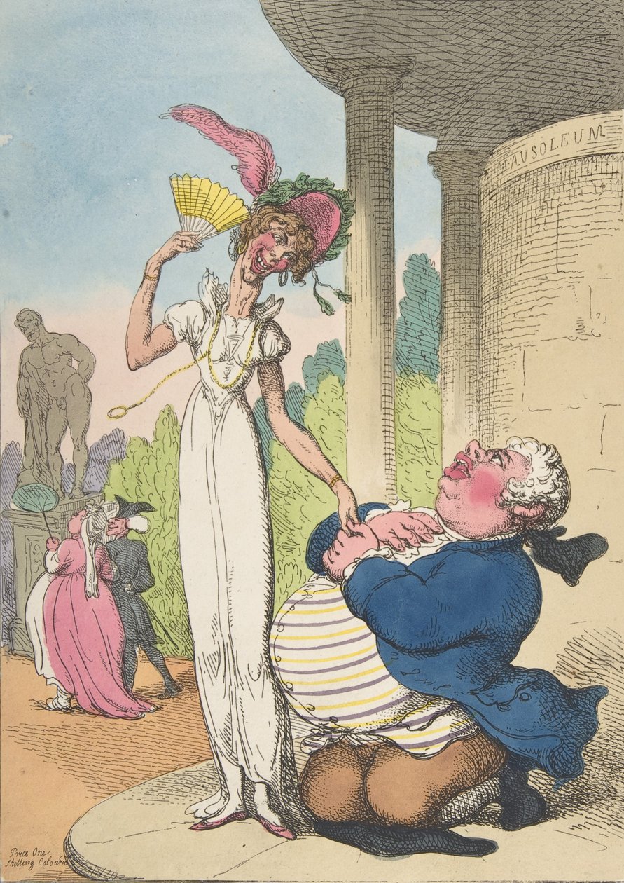 Dropsy Courting Consumption, October 25, 1810., October 25, 1810. 作者 托马斯·罗兰森