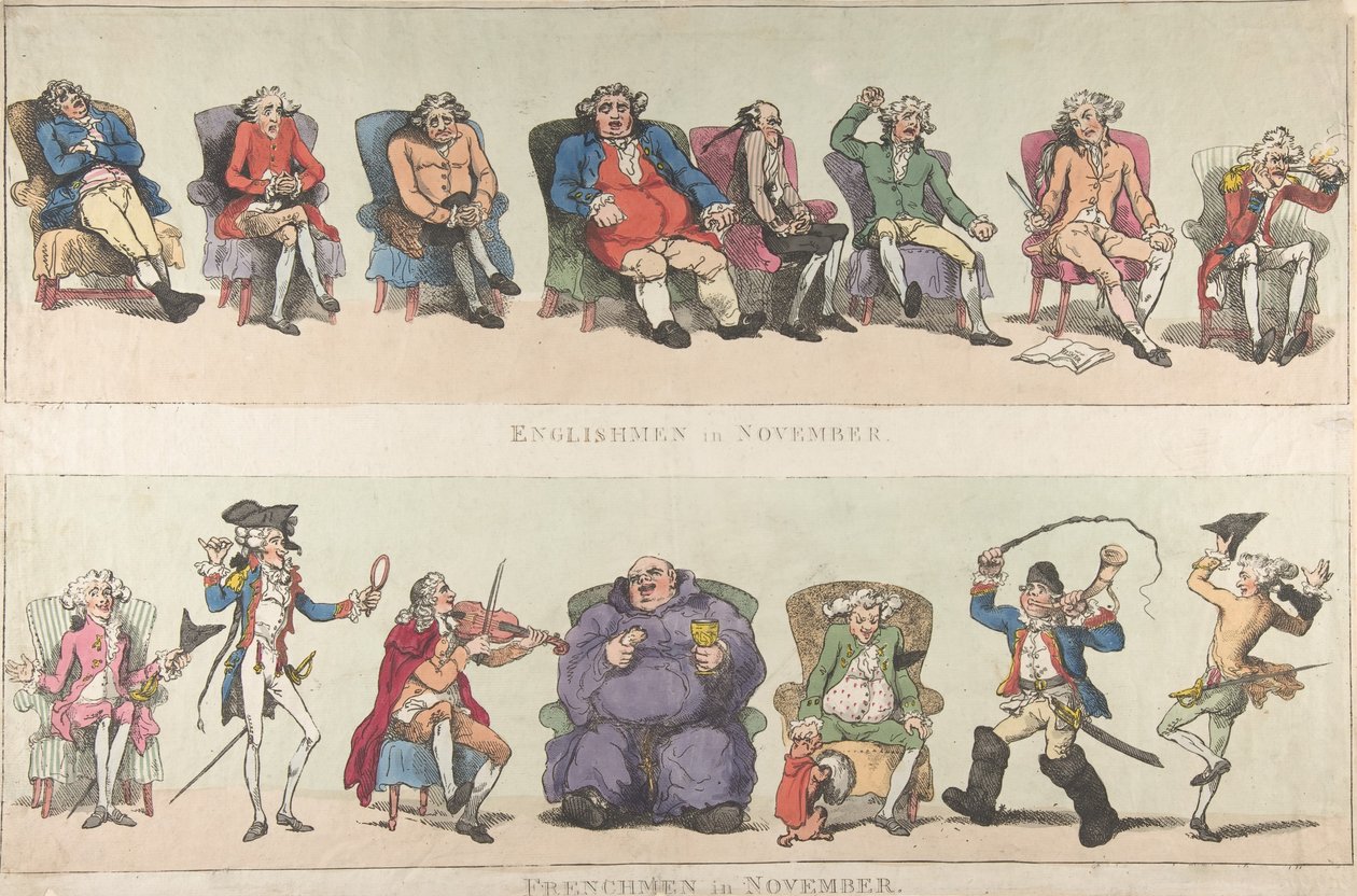 Englishmen in November, Frenchmen in November, November 25, 1788., November 25, 1788. 作者 托马斯·罗兰森
