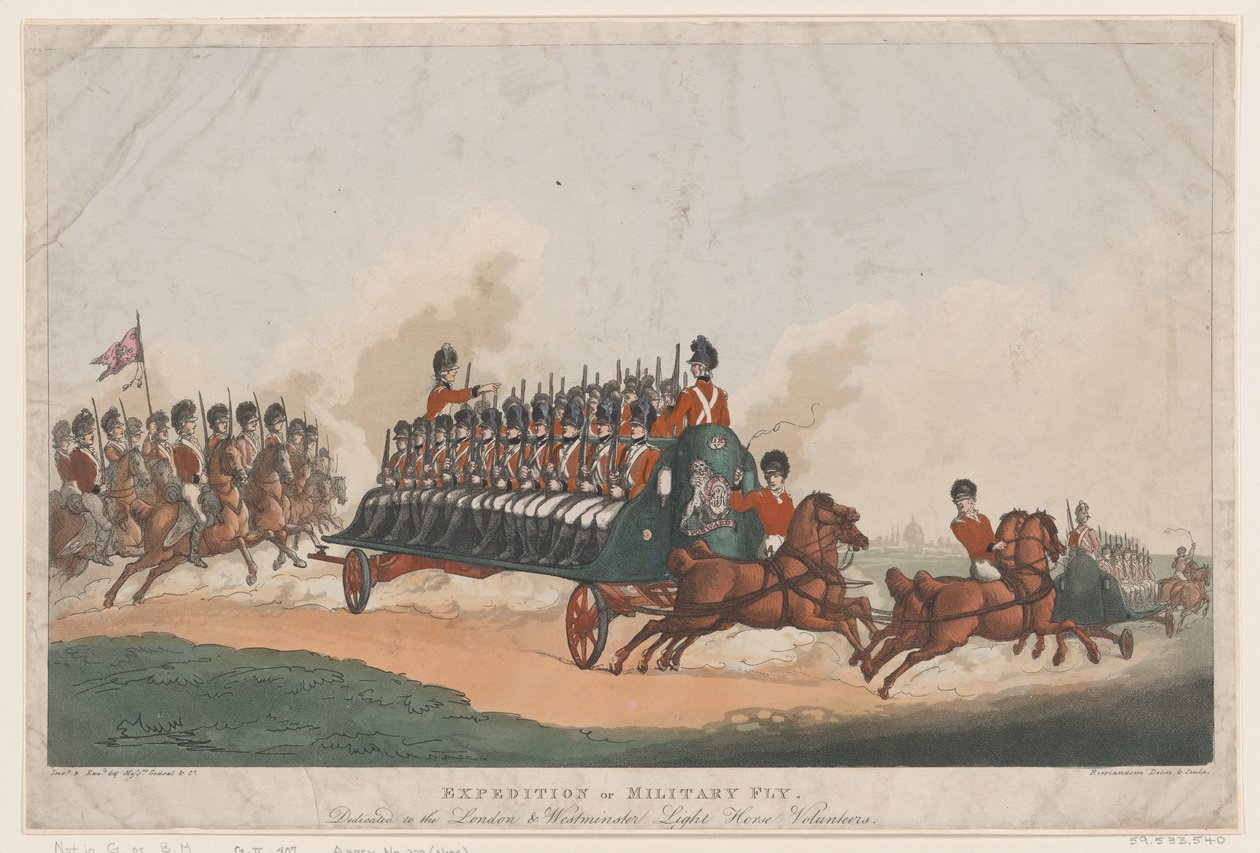 Expedition, or Military Fly, May 16, 1798., May 16, 1798. 作者 托马斯·罗兰森