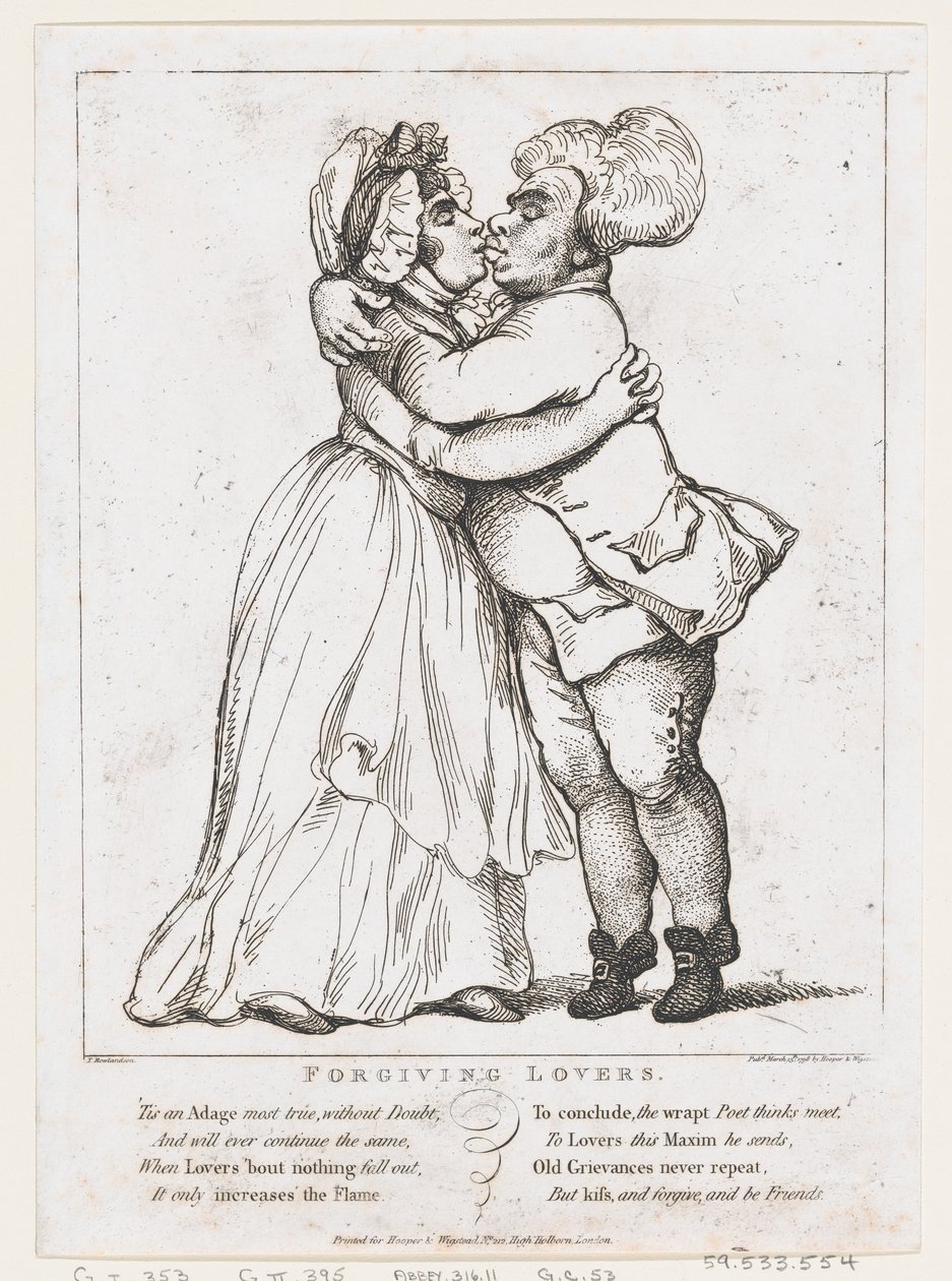 Forgiving Lovers, March 15, 1798., March 15, 1798. 作者 托马斯·罗兰森