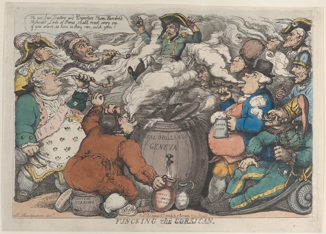 Funcking the Corsican, December 6, 1813. , December 6, 1813. 作者 托马斯·罗兰森