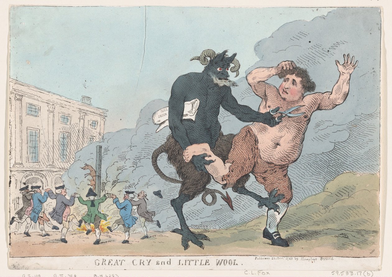 Great Cry and Little Wool, December 22, 1783., December 22, 1783. 作者 托马斯·罗兰森