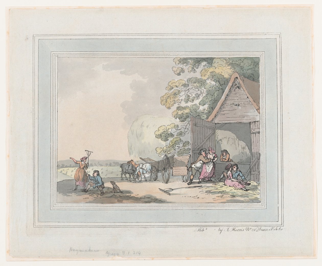 Haymakers, 1787., 1787. 作者 托马斯·罗兰森