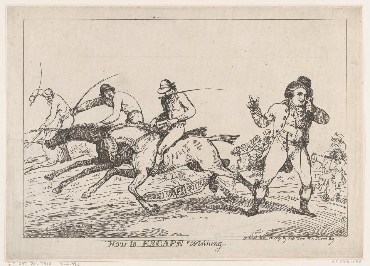 How to Escape Winning, November 22, 1791. ，1791年11月22日。 作者 托马斯·罗兰森
