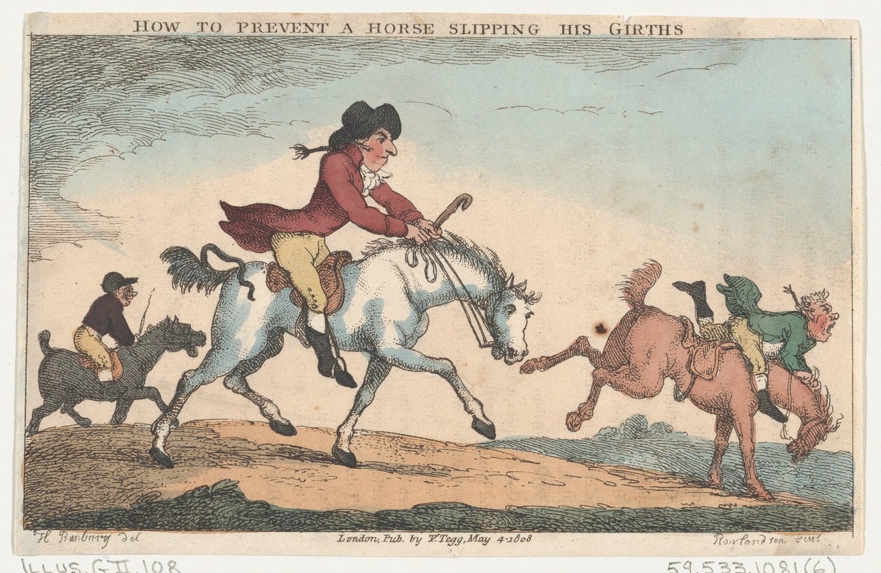 How to Prevent a Horse From Slipping His Girths, May 4, 1808., May 4, 1808. 作者 托马斯·罗兰森