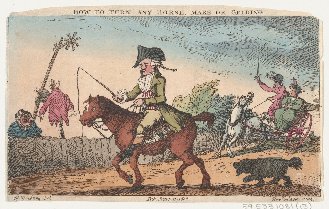 How to turn any Horse, Mare, or Gelding, June 11, 1808., June 11, 1808. 作者 托马斯·罗兰森