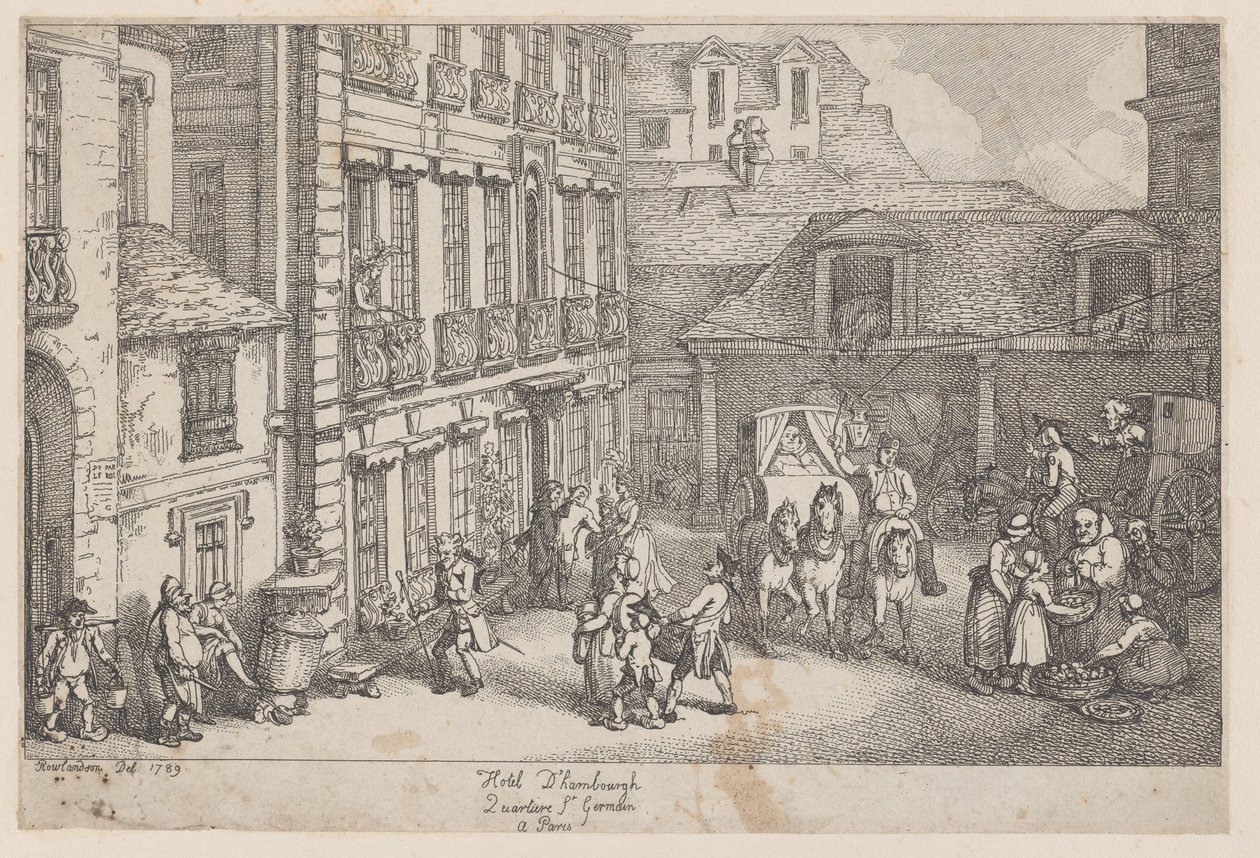1789年，巴黎圣日耳曼区的汉博尔酒店（Hôtel d