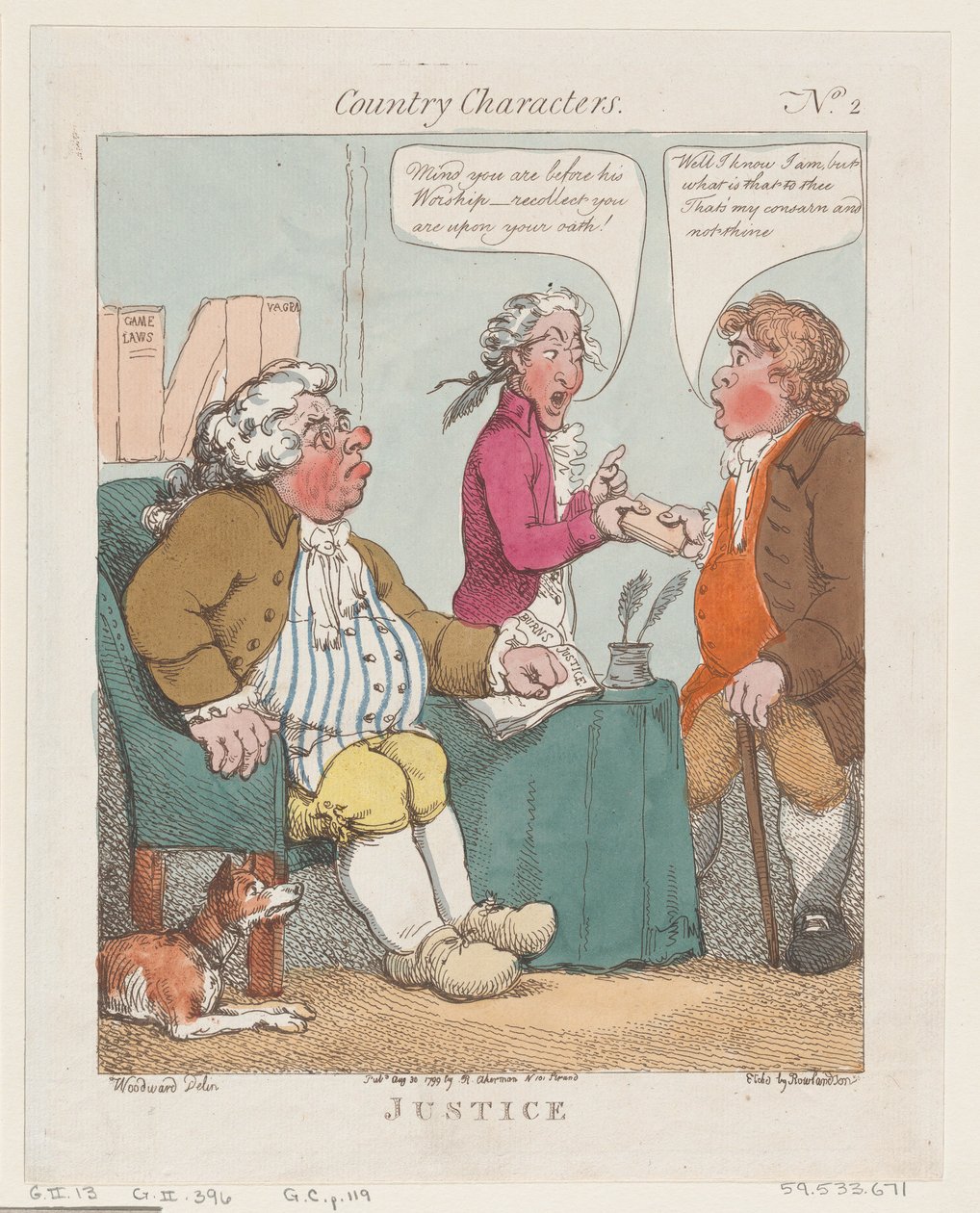 Justice, August 30, 1799., August 30, 1799. 作者 托马斯·罗兰森