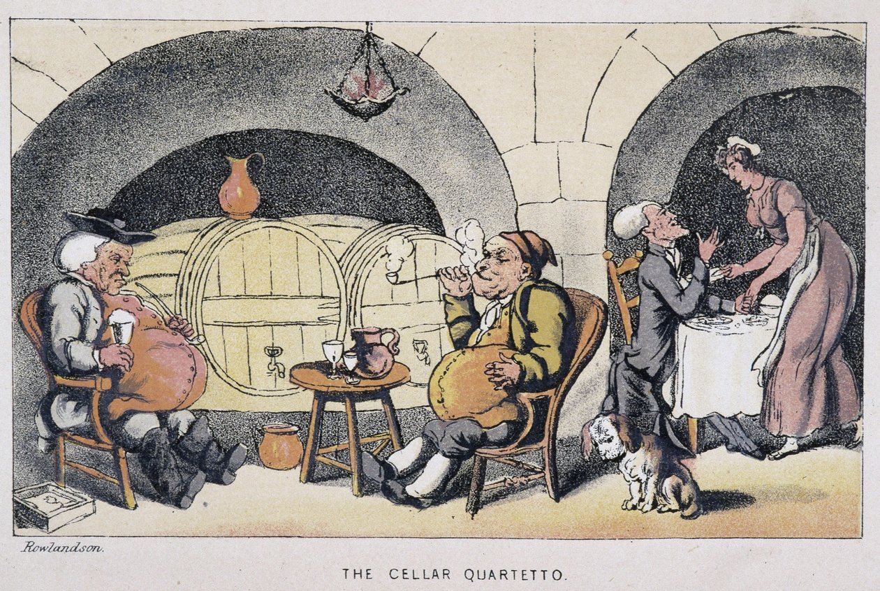 Le docteur dans un cellar ou un cave - in “” Doctor Syntax