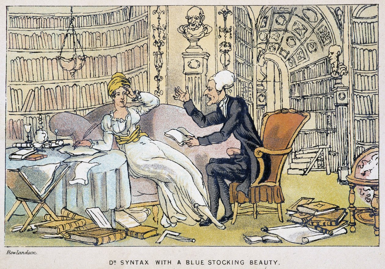 Le docteur et une intellectuelle - 在“句法博士的三趟旅程：寻找风景如画的安慰和妻子”中，威廉康姆，生病。 罗兰森 作者 托马斯·罗兰森