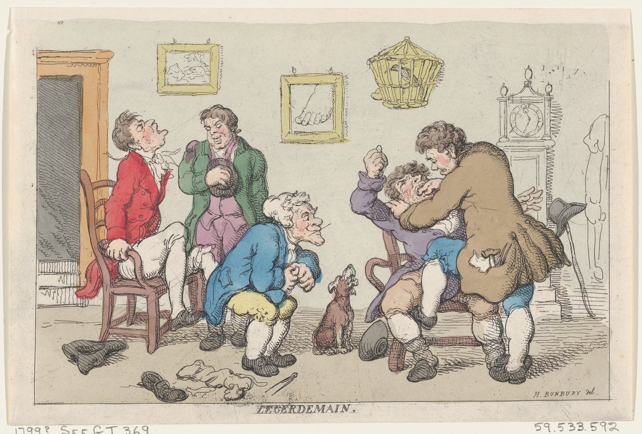 Legerdemain, 1799, 1799. 作者 托马斯·罗兰森