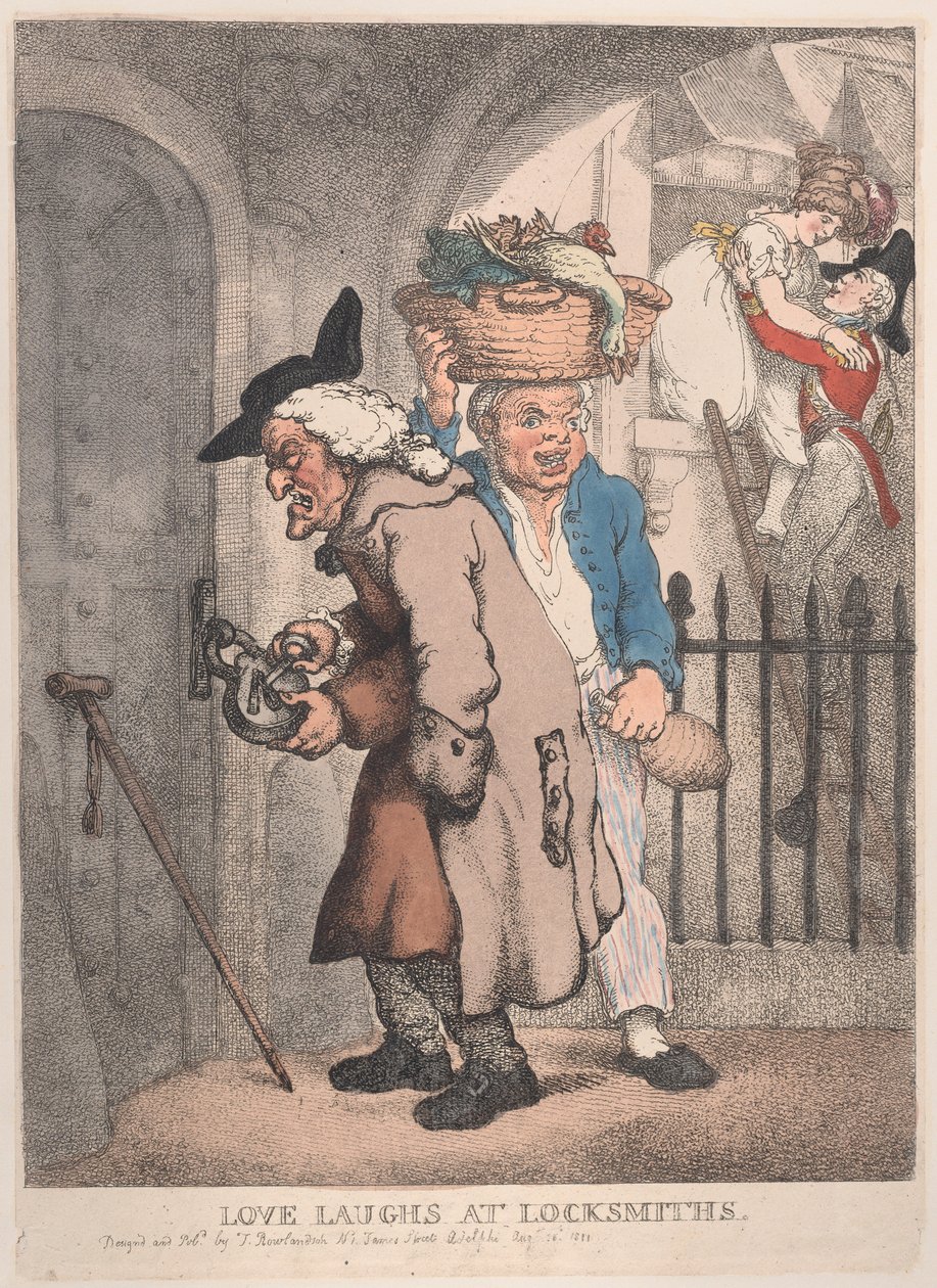 Love Laughs at Locksmiths, August 20, 1811., August 20, 1811. 作者 托马斯·罗兰森