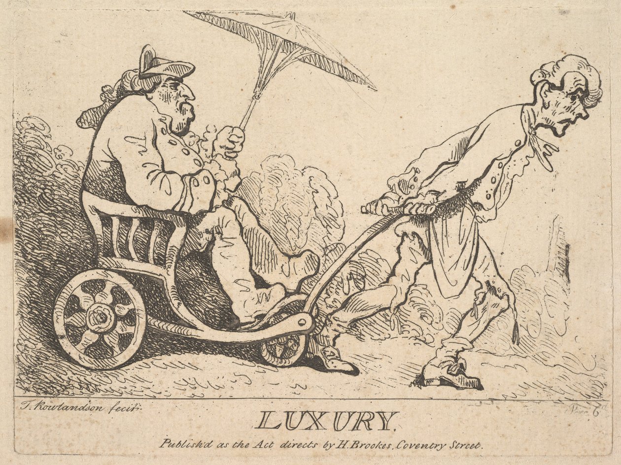 Luxury [1781]重新发布1786-95。 作者 托马斯·罗兰森