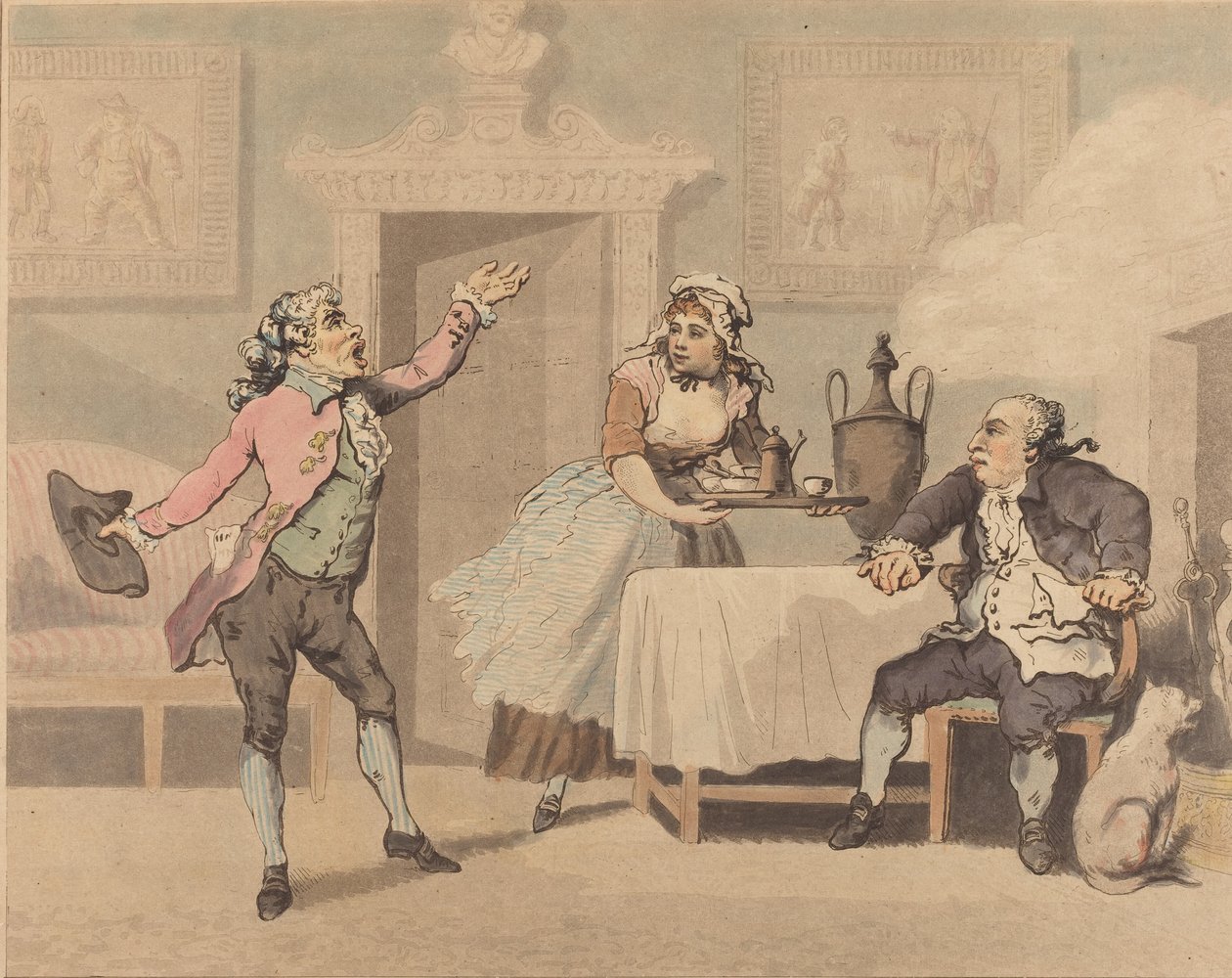 经理和Spouter，1784年。 作者 托马斯·罗兰森