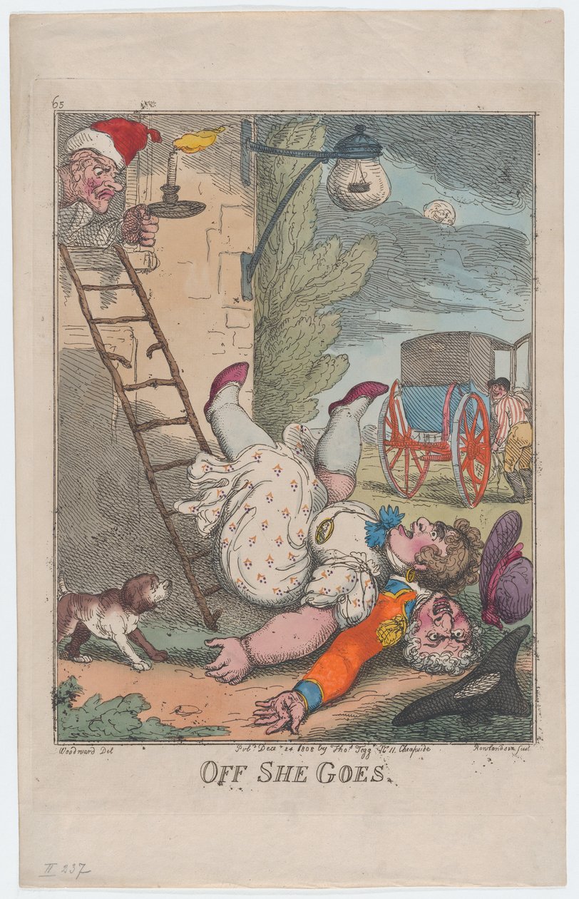 Off She Goes, December 24, 1808., December 24, 1808. 作者 托马斯·罗兰森