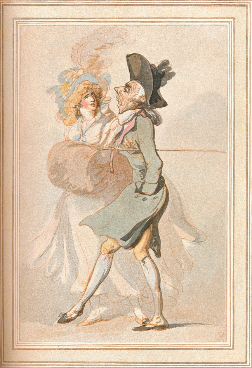 老Q或破旧的Debauchee，c1790，1902年 作者 托马斯·罗兰森