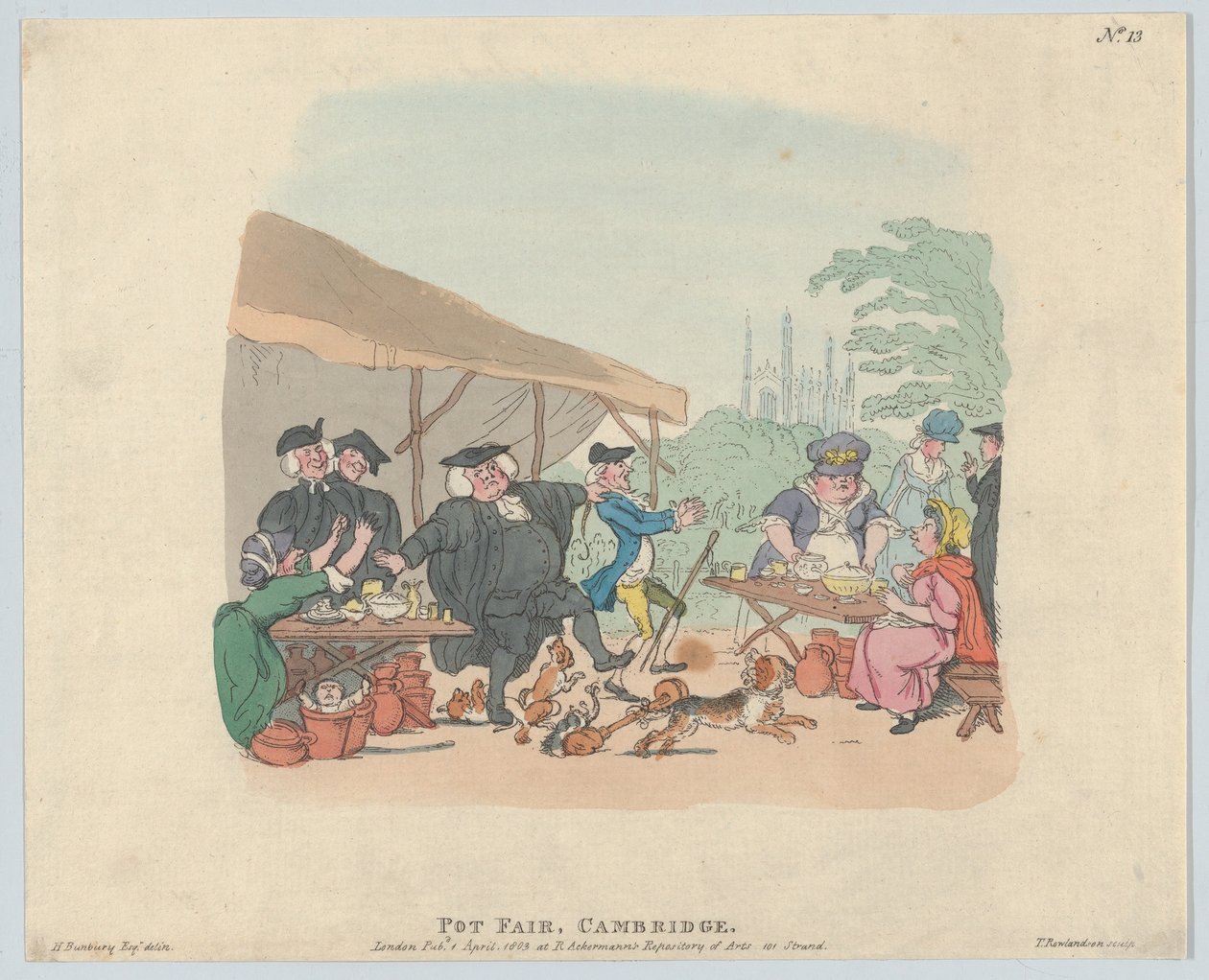 Pot Fair Cambridge, May 1, 1803., May 1, 1803. 作者 托马斯·罗兰森
