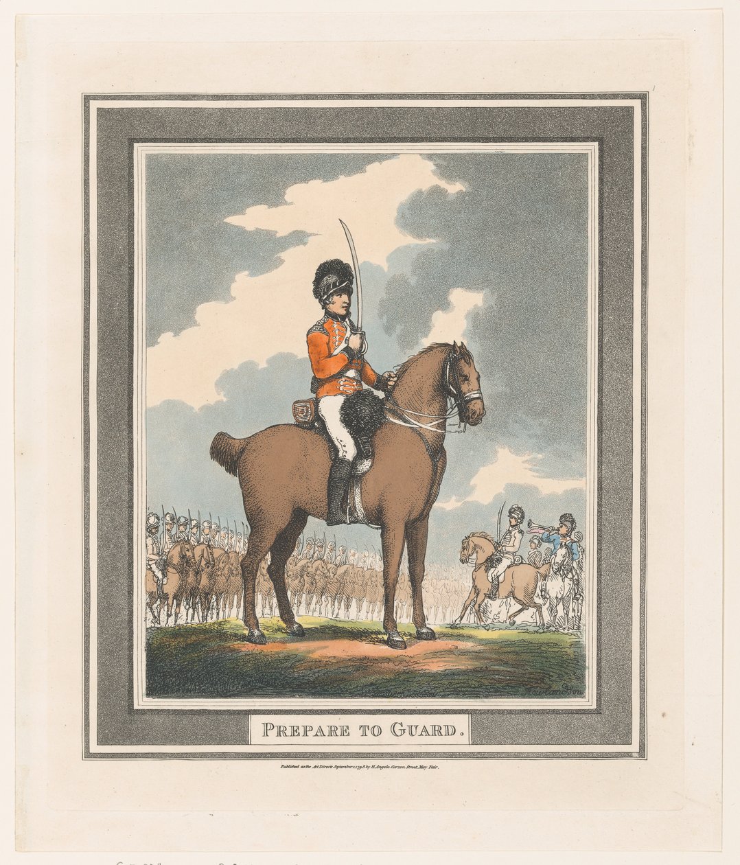 Prepare to Guard, September 1, 1798., 1798年9月1日。 作者 托马斯·罗兰森