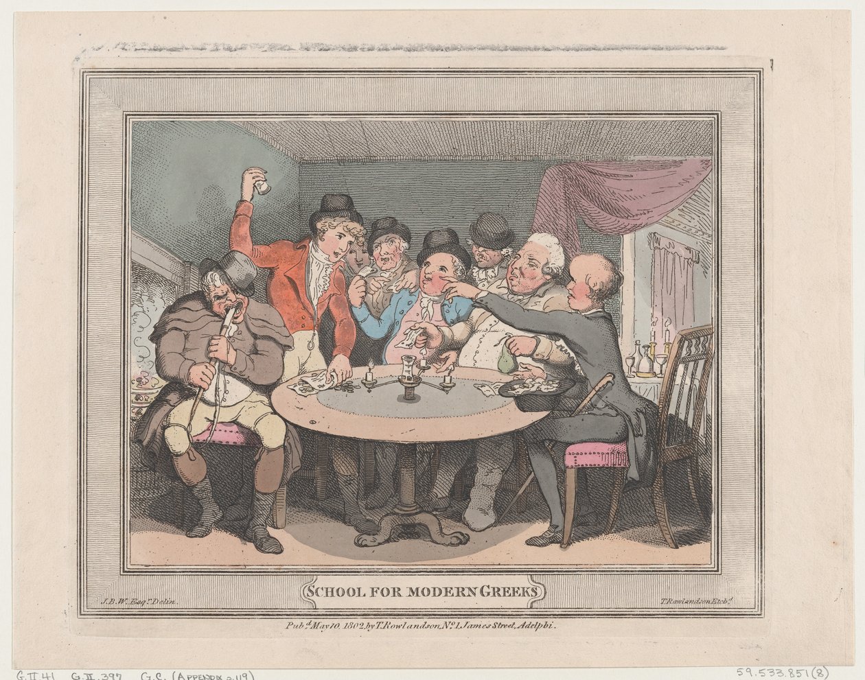 School for Modern Greeks, May 10, 1802., May 10, 1802. 作者 托马斯·罗兰森