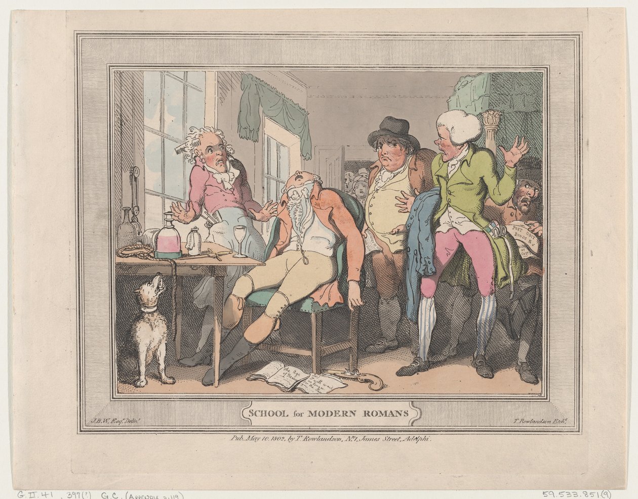 School for Modern Romans, May 10, 1802. 作者 托马斯·罗兰森