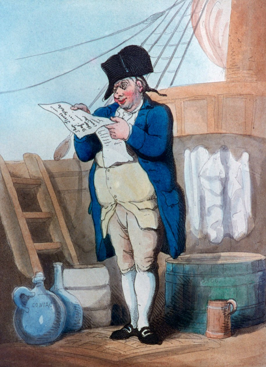 轮船店员，1799年 作者 托马斯·罗兰森