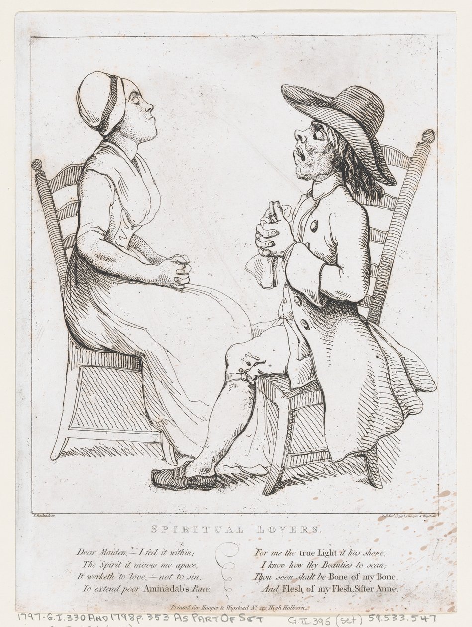 Spiritual Lovers, January 2, 1797., January 2, 1797. 作者 托马斯·罗兰森