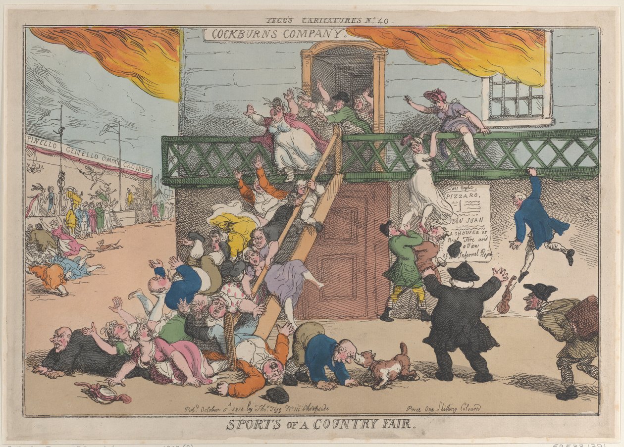 Sports of a Country Fair, October 5, 1810. , October 5, 1810. 作者 托马斯·罗兰森
