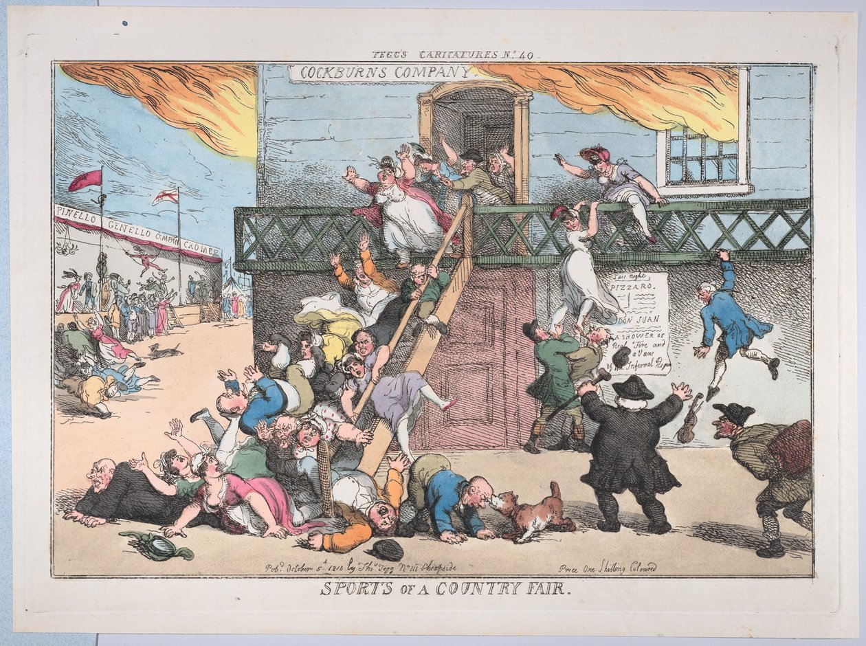 Sports of a Country Fair, October 5, 1810. , October 5, 1810. 作者 托马斯·罗兰森