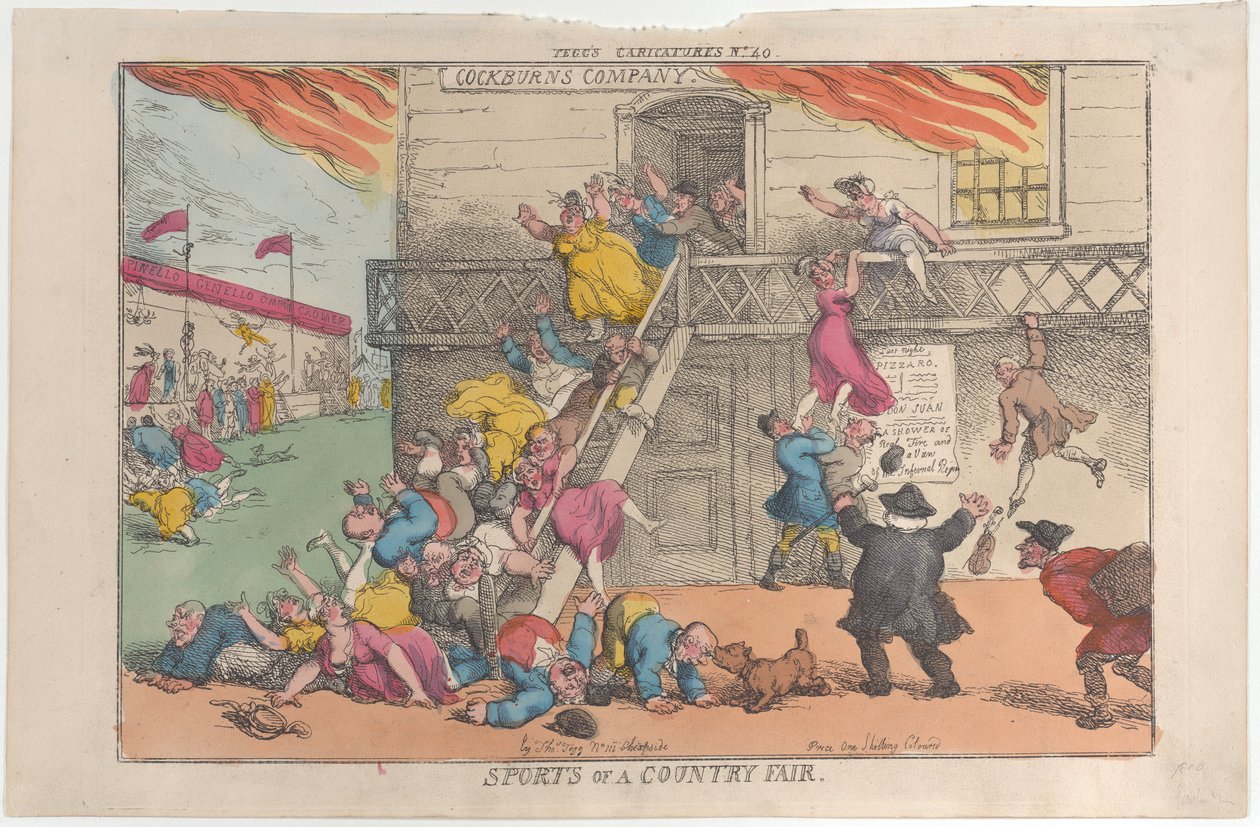 Sports of a Country Fair, October 5, 1810. , October 5, 1810. 作者 托马斯·罗兰森