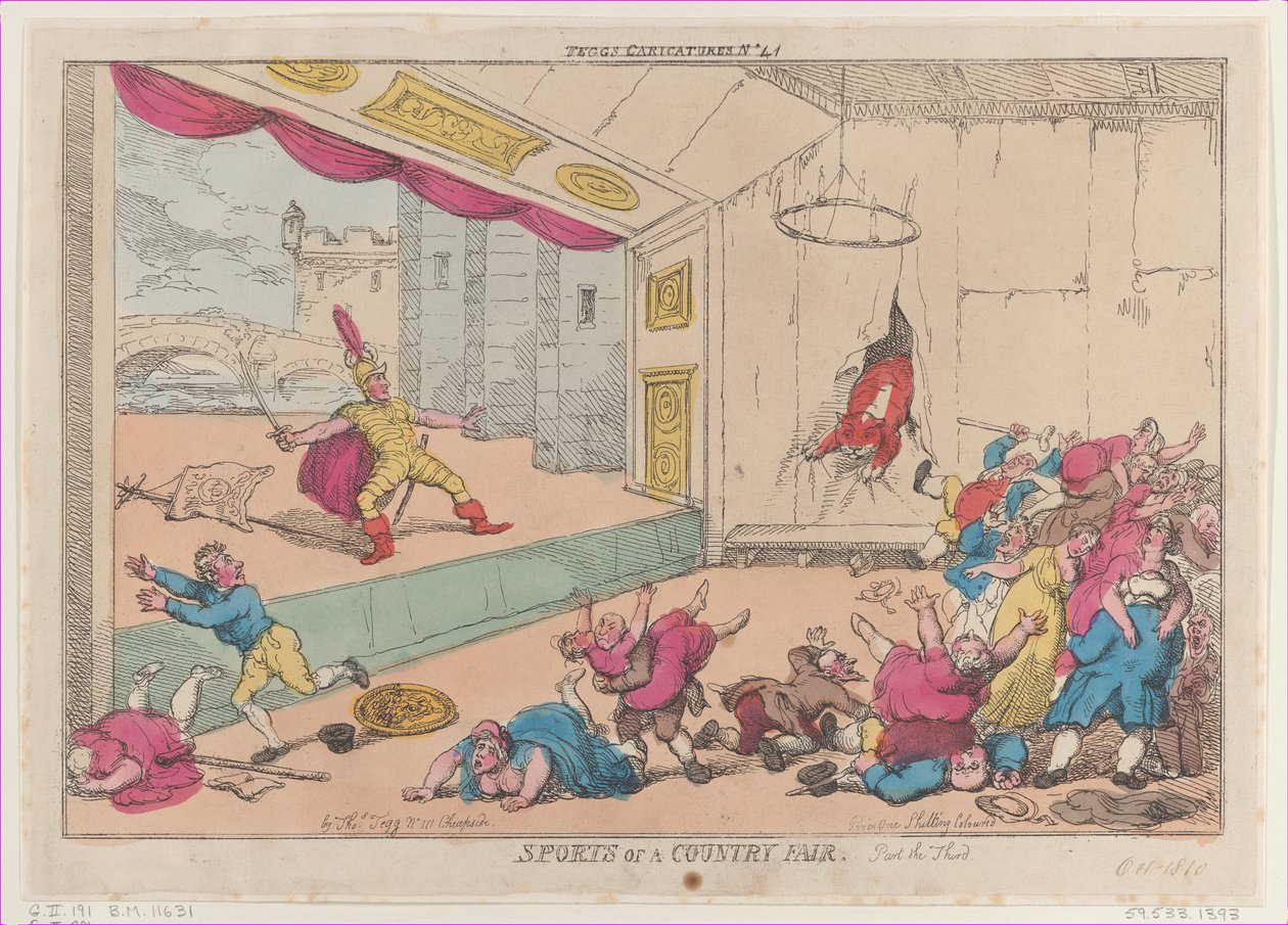 Sports of a Country Fair, Part the Third, October 5, 1810., October 5, 1810. 作者 托马斯·罗兰森