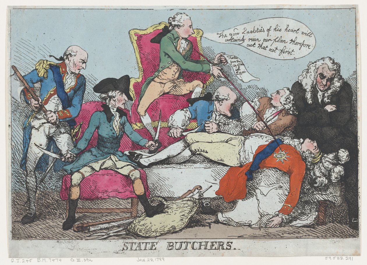 State Butchers, January 28, 1789., January 28, 1789. 作者 托马斯·罗兰森
