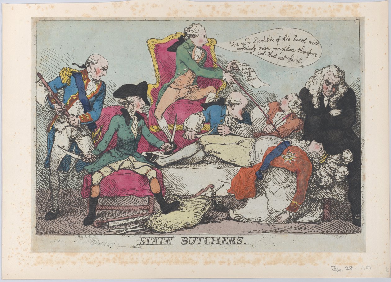 State Butchers, January 28, 1789., January 28, 1789. 作者 托马斯·罗兰森