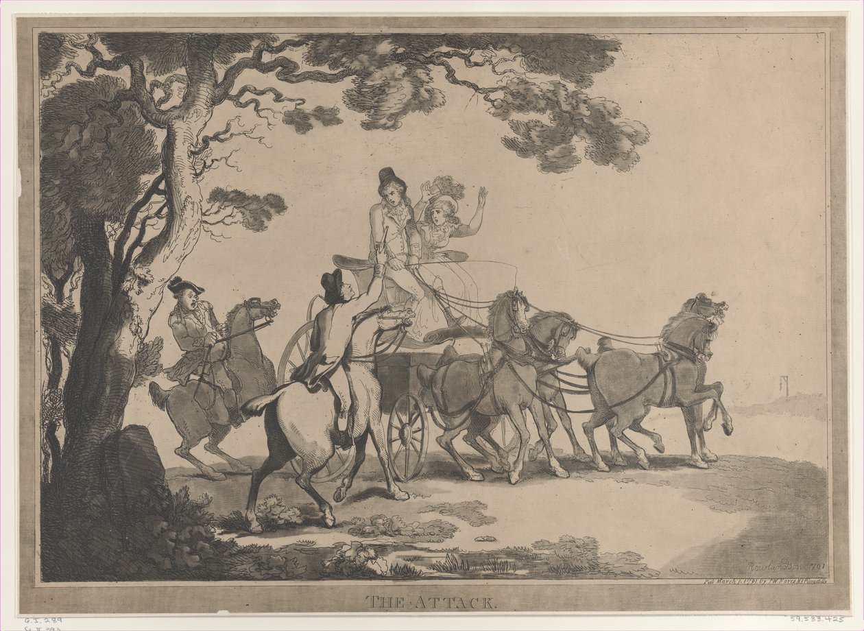 The Attack, March 1, 1791., 1791年3月1日。 作者 托马斯·罗兰森