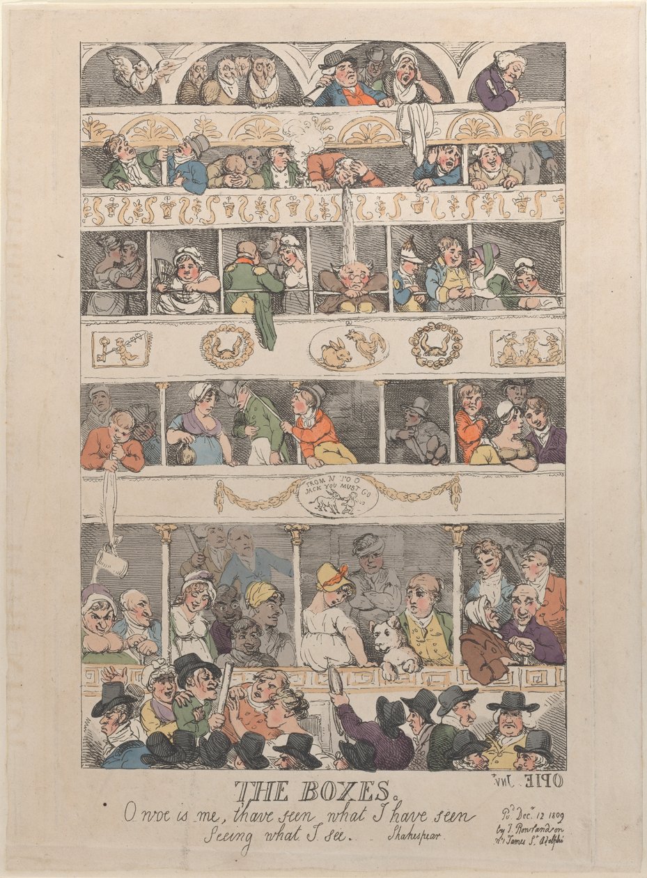 The Boxes, December 12, 1809., December 12, 1809. 作者 托马斯·罗兰森